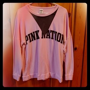 Pink nation sweater